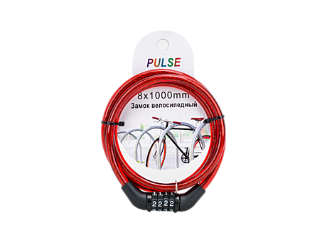 Замок-противоугонка (кодовый)  ф8х1000мм PULSE 250