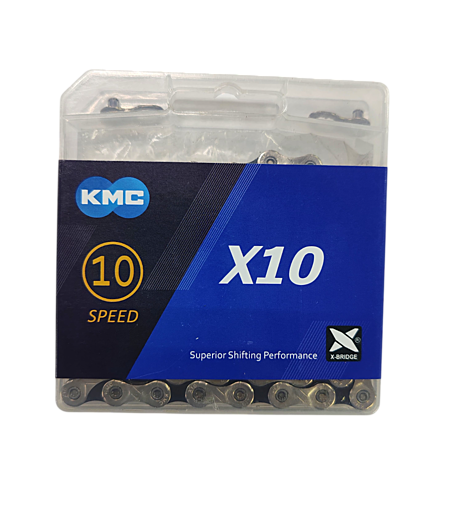 Цепь вело 10ск. 116 зв. 11/128* КМС X10 (+замок) аналог